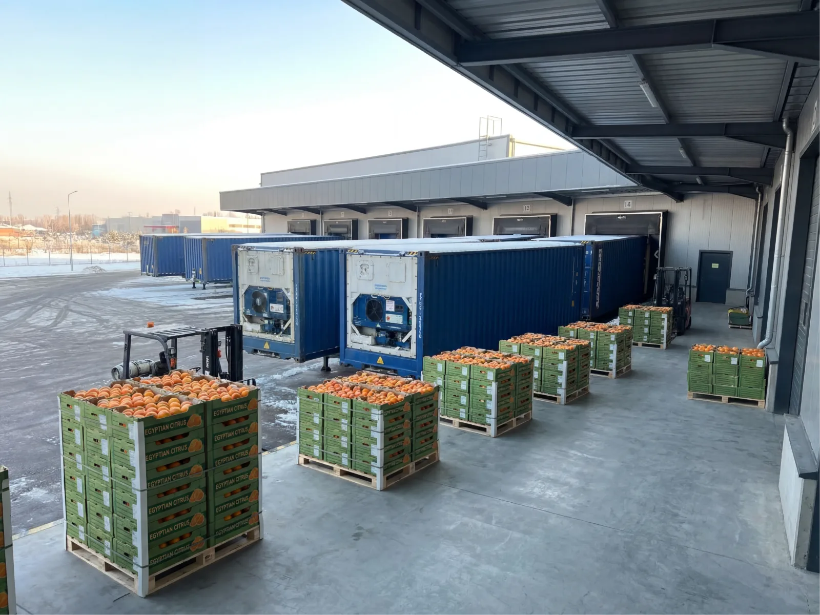 Egyptian produce to Kazakhstan — Almaty cold-chain dock