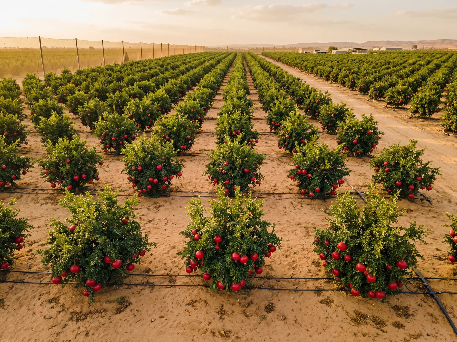 Egyptian Wonderful pomegranates September–January export — deep-red arils, 350–500g grade, Europe and GCC wholesale